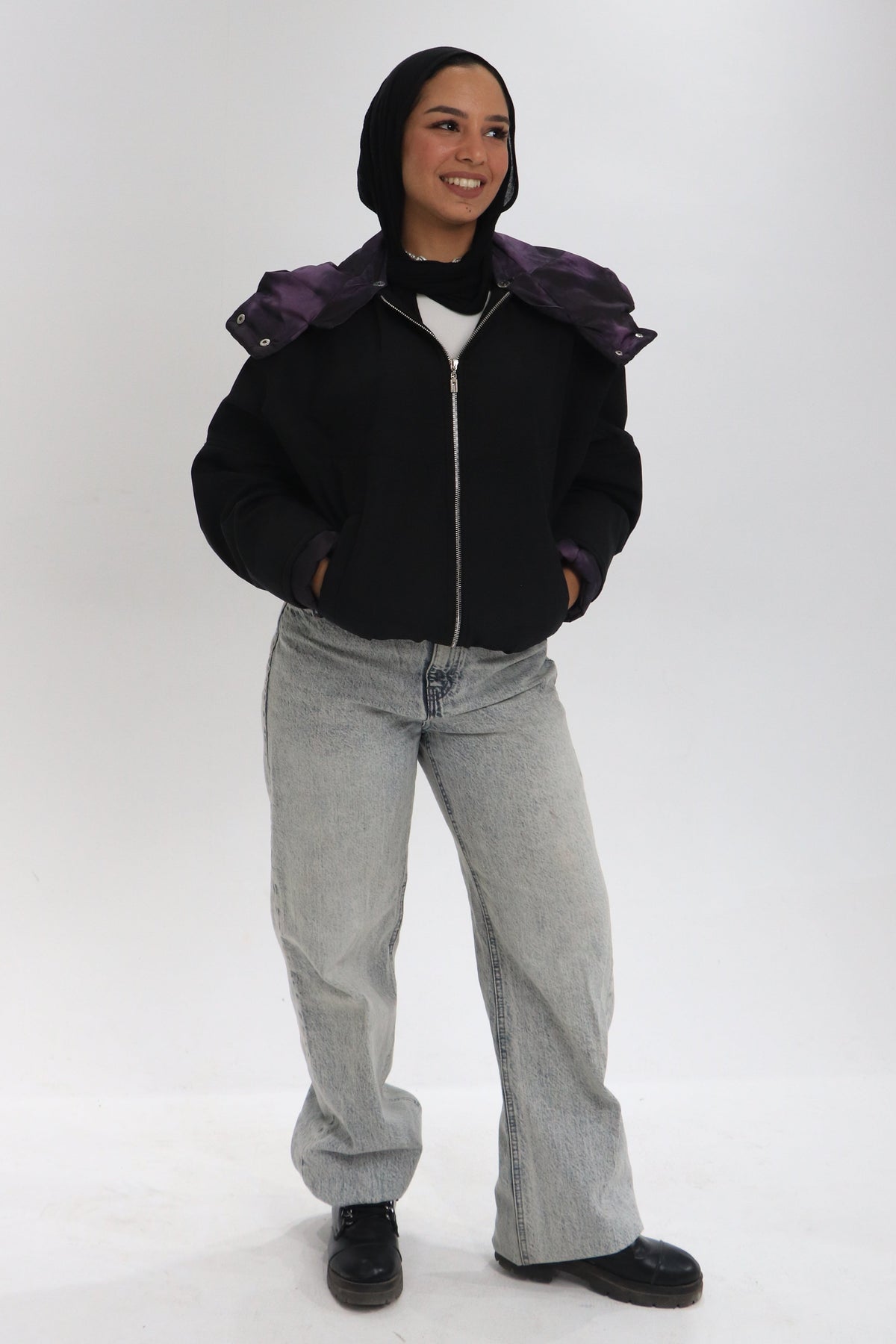 Flair Black Jacket 2&1