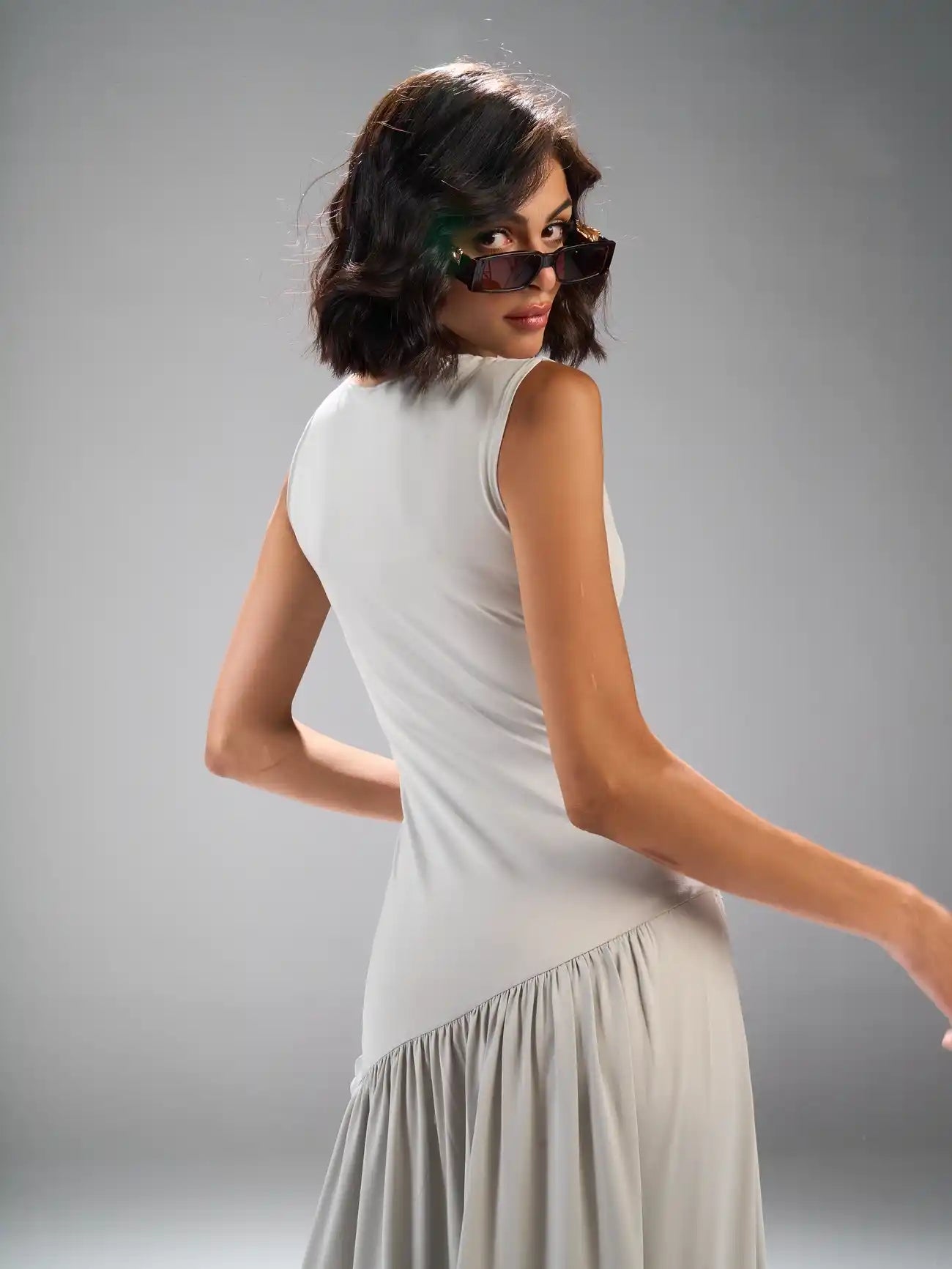 Silver Flame Dress