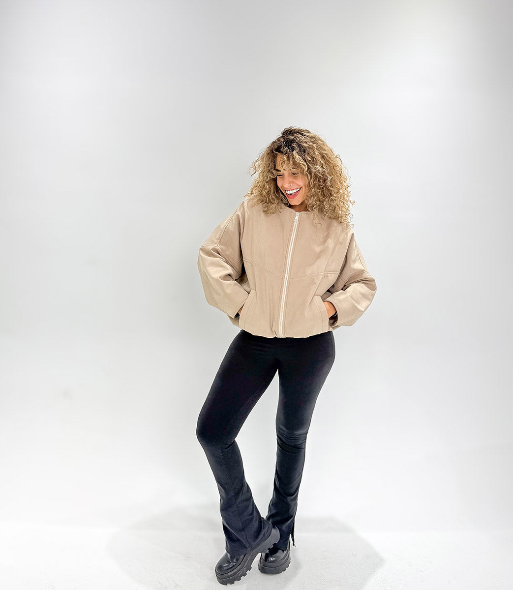 Flair Beige Jacket 2&1