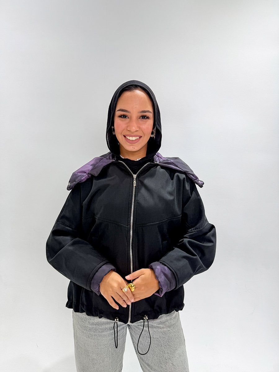 Flair Black Jacket 2&1