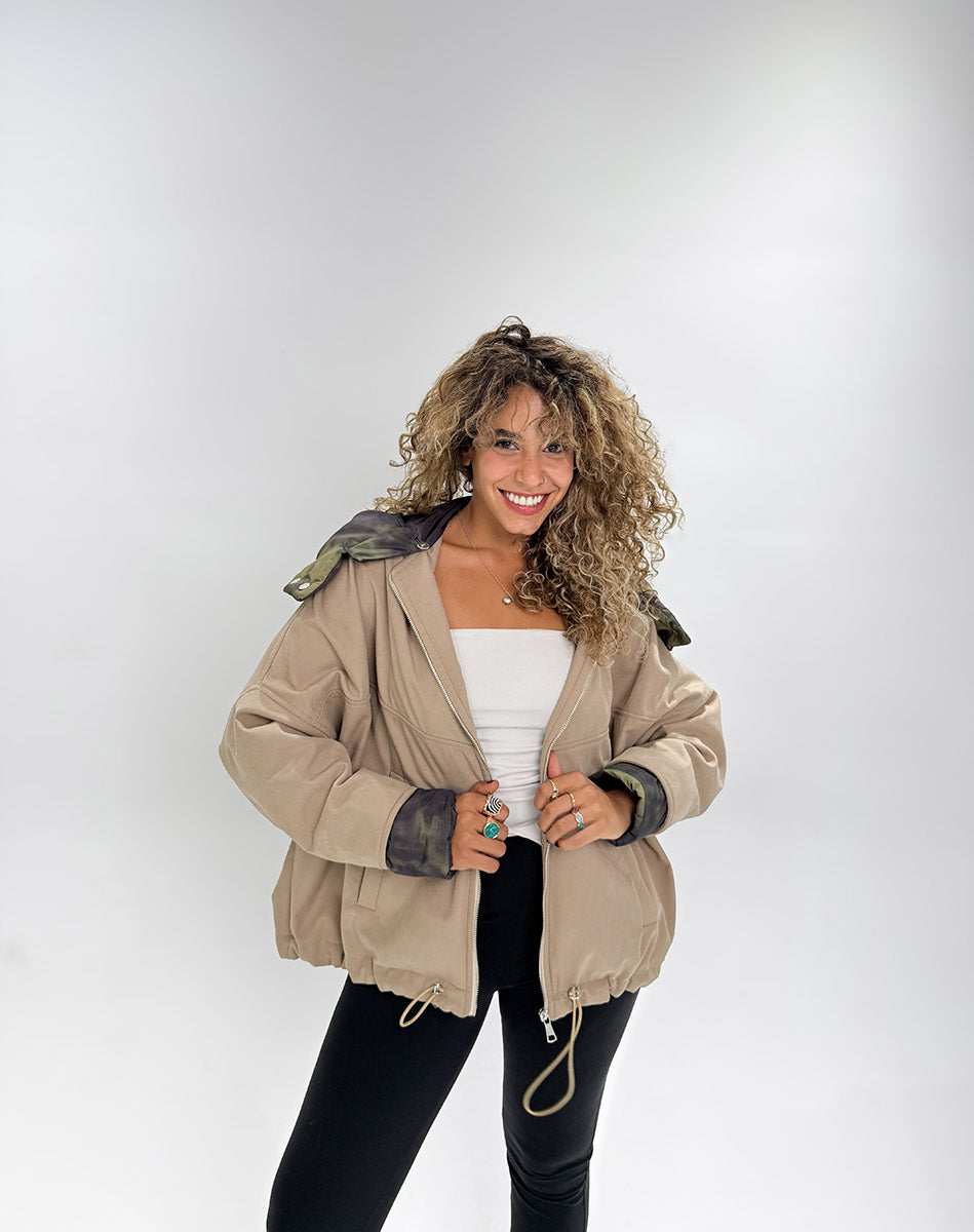 Flair Beige Jacket 2&1