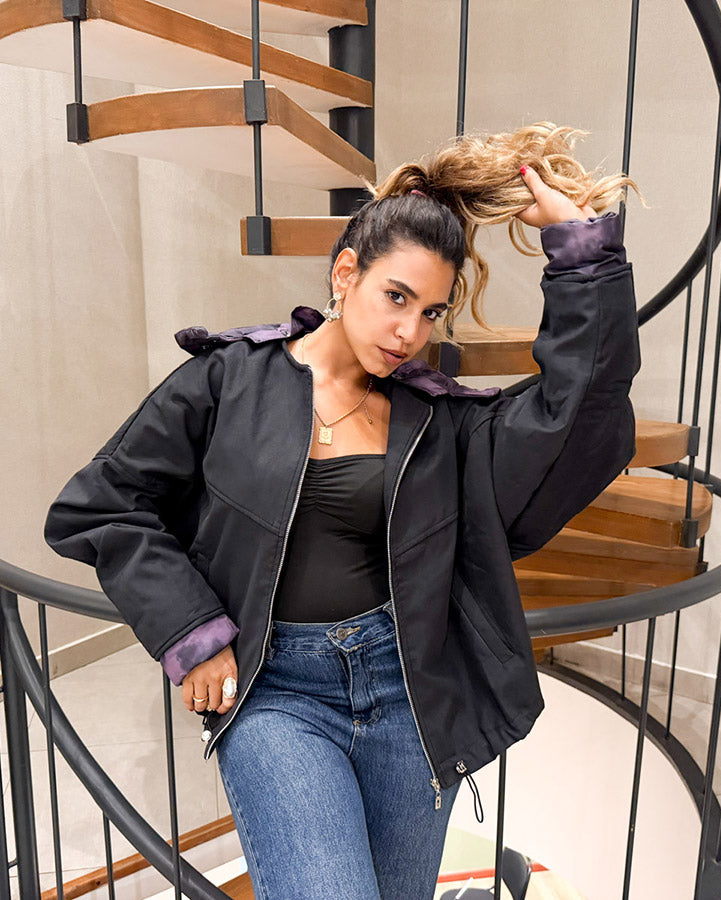 Flair Black 2-in-1 Jacket